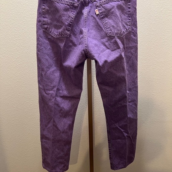 Levi’s fresh 501® ORIGINAL CROPPED WOMEN"S JEANS purple Sz 29 X 26 - Picture 14 of 14